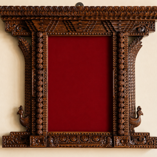 Frame Premium Wood Portrait - A4